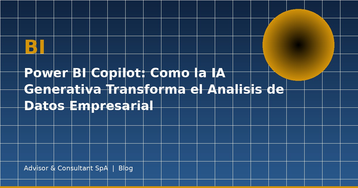 Power BI Copilot: Como la IA Generativa Transforma el Analisis de Datos Empresarial